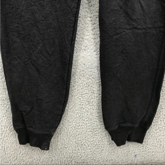 Champion 1990s Vintage Fit Sweatpants Adult Medium Black Pull On Joggers Mens - Picture 7 of 12